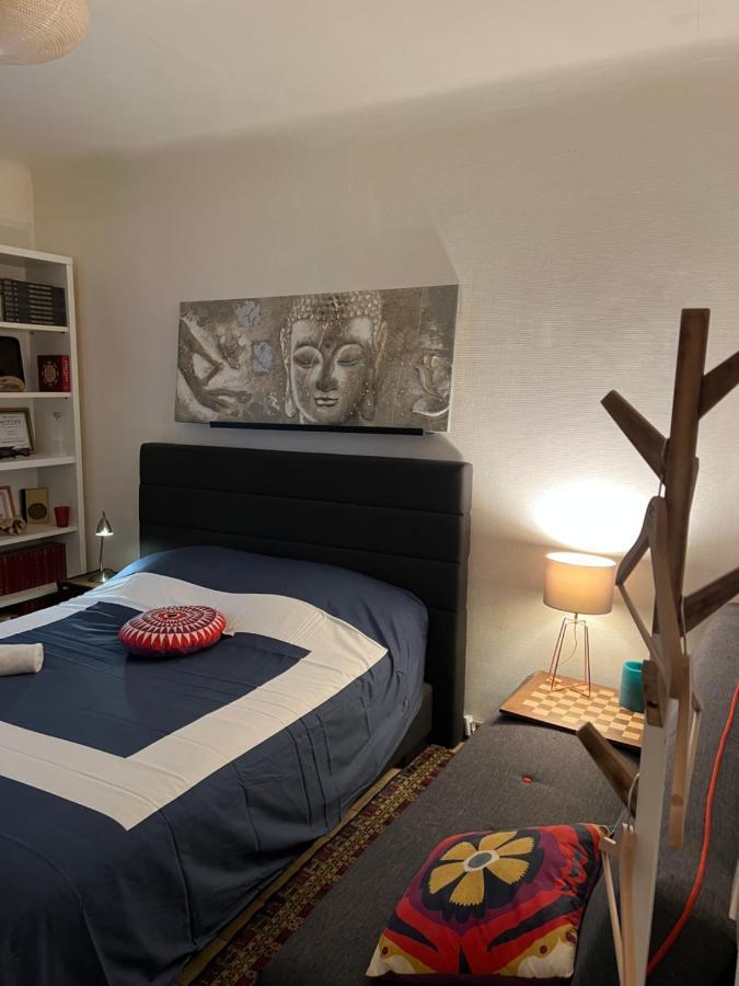 Lit Queen Size, 3Mn Beach Biarritz Bagian luar foto